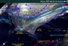 Alerta Meteorológica: Frente Frío 27 y sus efectos en diferentes Estados de México Frente Frío 27