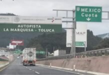 Bloquean la México-Toluca en La Marquesa: conflicto por tierras provoca caos rumbo a Toluca Autopista-Marquesa-México-Toluca