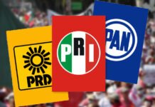PRI se hunde en las preferencias: solo 8% votaría por el tricolor, según Enkoll PRI, PAN y PRD