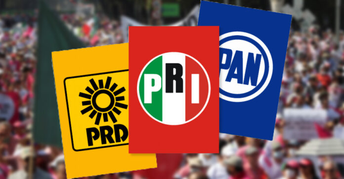 PRI, PAN y PRD