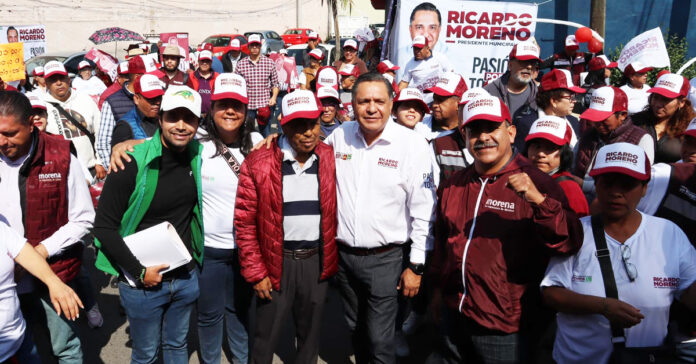 Ricardo Moreno Bastida en Campaña por Toluca