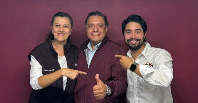 Ricardo Moreno, Mónica Álvarez y Luis Miranda