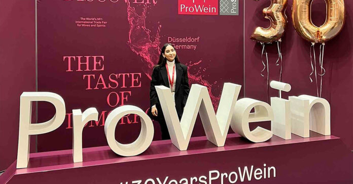 Valeria Gisell Elizalde Aguilar en ProWein Alemania 2024