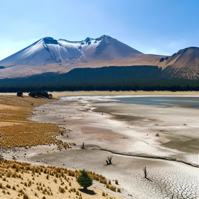 Lagunas del Nevado de Toluca sin agua