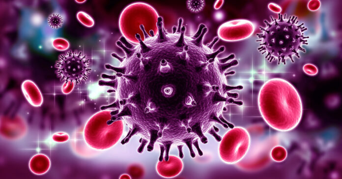 Ilustración de un virus