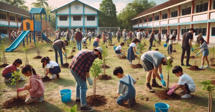 Reforestación escolar