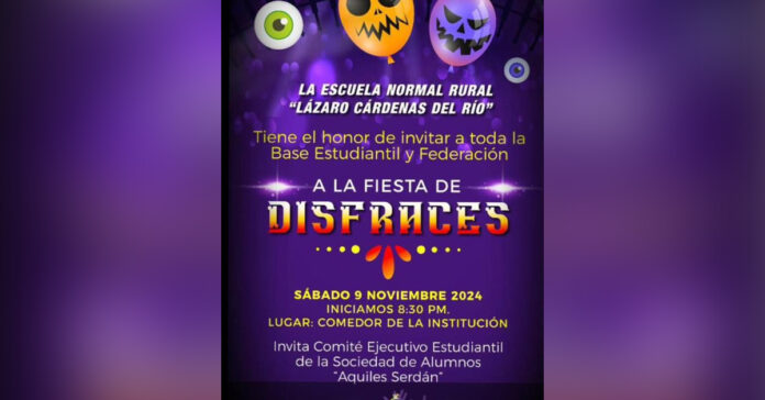 Fiesta de Halloween de estudiantes de Tenería