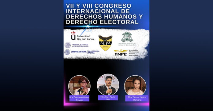 Yazmin Nájera Romero participará en el VII y VIII Congreso Internacional de Derechos Humanos y Derecho Electoral en Cancún