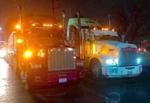 Transportistas cancelan bloqueos carreteros tras acuerdo con Gobernación; garantizan libre tránsito en el país Bloqueo-Trailers-Conductores