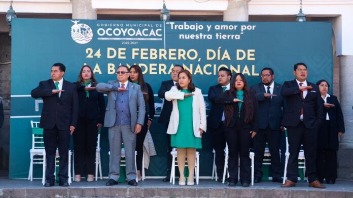 Día de la bandera-municipio-Ocoyoacac