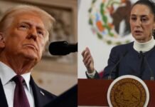 Sheinbaum responde a Trump y rechaza intervención de EU contra cárteles en México Donald Trump-Claudia Sheinbaum