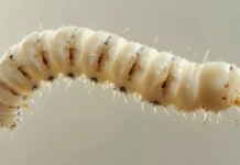 Aumentan los casos de gusano barrenador en el sur del Edomex Fotografía de un gusano barrenador