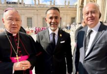 Fernando Flores evita declarar sobre investigación despues de comparece ante juez Alcalde de Metepec, Fernando Flores, en el Vaticano