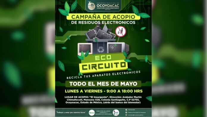 Campaña residuos electrónicos-Ocoyoacac