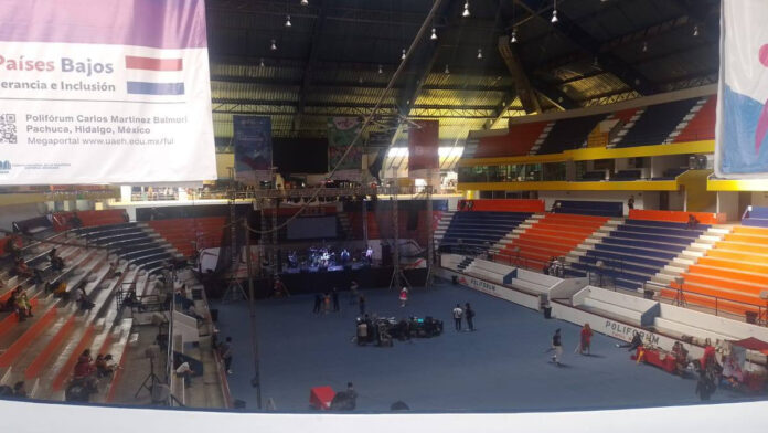 Festival la Chida de Pachuca completamente vacía