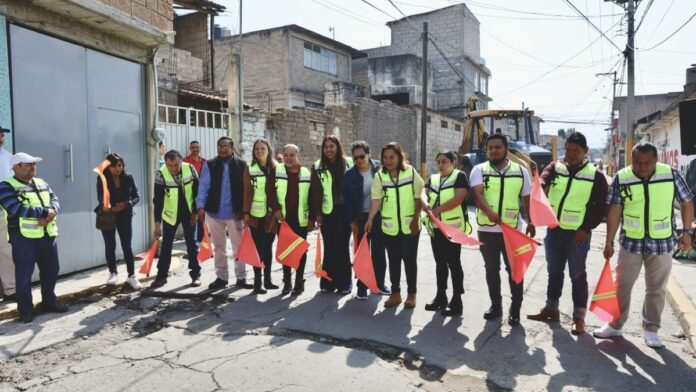 Obras- calle Juan Álvarez- Municipio de Ocoyoacac