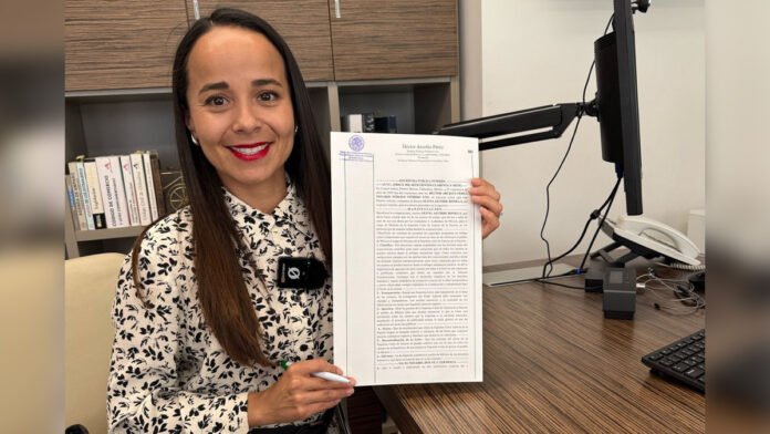 Olivia Aguirre Registra Ante Notario Su Plan de Trabajo Como Ministra de la Suprema Corte