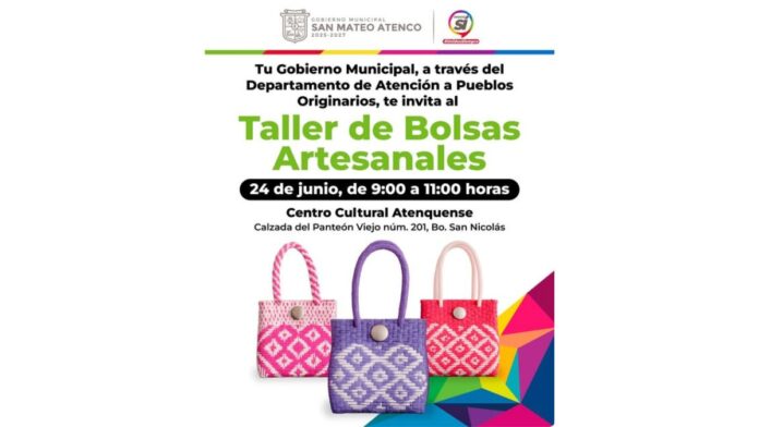 Taller artesanal-bolsas artesanales-San Mateo Atenco