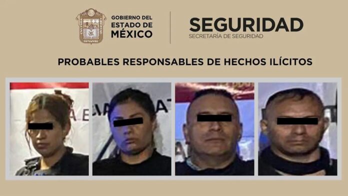 Detención de 4 policías-Atizapán de Zaragoza