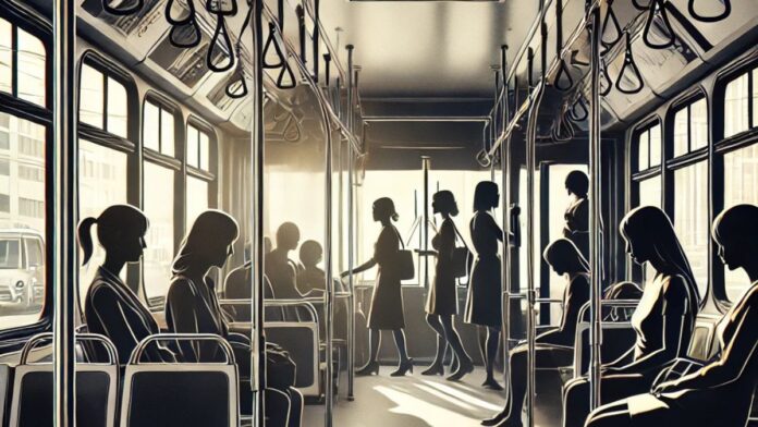 Mujeres transporte público