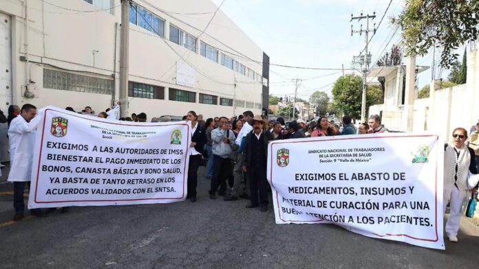 Protesta-Paro-Personal médico-Imss-Toluca-Edomex