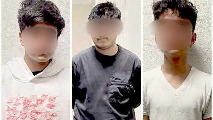 jóvenes arrestados presuntos responsables del feminicidio de Natalia en Xonacatlán