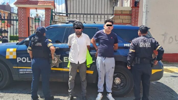 Detienen a dos hombres por presunto robo de transporte de carga en Los Sauces IV