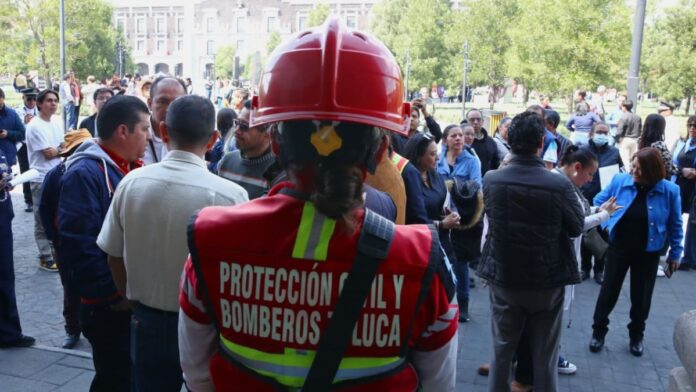 Protección civil-Simulacro