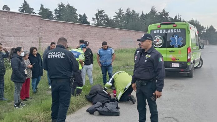 Estudiante cae de transporte público-Edomex