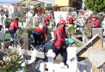 Servidores públicos de San Mateo Atenco realizan jornada de limpieza en los panteones del Municipio Jornada de limpieza-Panteones-San Mateo Atenco