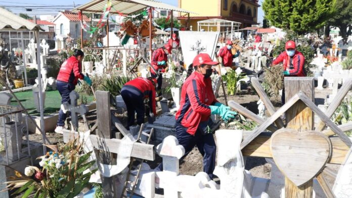 Jornada de limpieza-Panteones-San Mateo Atenco