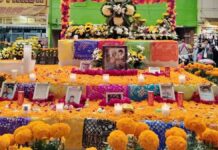 Ofrenda en la Central de Abasto de Toluca: comerciantes recuerdan a víctimas del incendio de la Nave 7 Ofrenda-Central de Abasto-Toluca