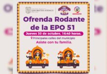 San Mateo Atenco celebra el Día de Muertos con la colorida Ofrenda Rodante Ofrenda Rodante-San Mateo Atenco