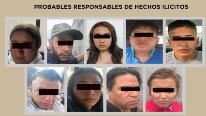 Presuntos delincuentes vinculados a secuestros y homicidios en Temoaya