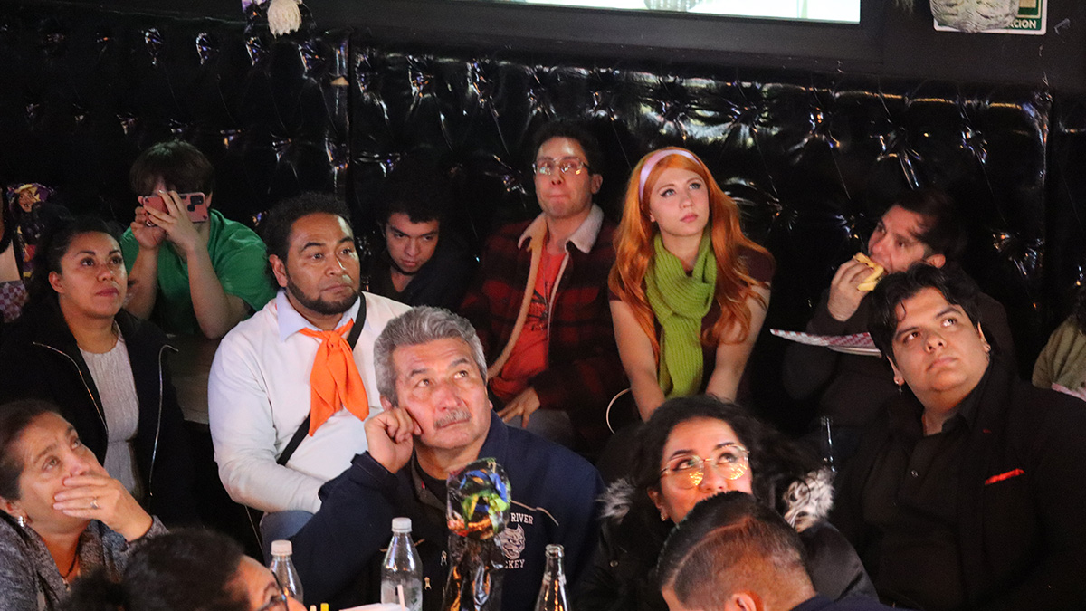 Proyección de The Scooby-Doo Project en Scooby Hamburguesas