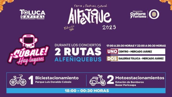 Transporte-Conciertos-Feria del alfeñique 2025