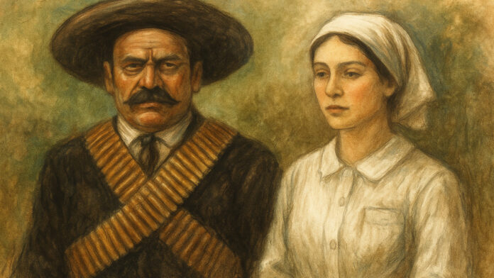 Enfermera Anna Viesca Sánchez y el General Román Díaz Rosas - Héroes de la Revolución Mexicana en Xonacatlán