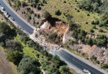 Precaución: Derrumbe en la autopista Tenango–Ixtapan de la Sal cierra la vialidad Derrumbe-Autopista Tenango–Ixtapan de la Sal