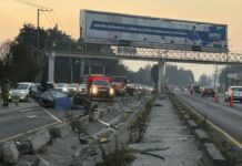 Lamentable: Doble tragedia vial en Metepec, dos personas pierden la vida Doble accidente-Toluca-Tenango-Metepec. Imagen obtenida de: Reporte valle de Toluca.