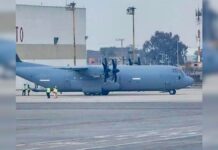 Gobierno explica llegada de avión militar Hércules C-130 al Aeropuerto de Toluca Avión militar Hércules C-130- Aeropuerto Toluca