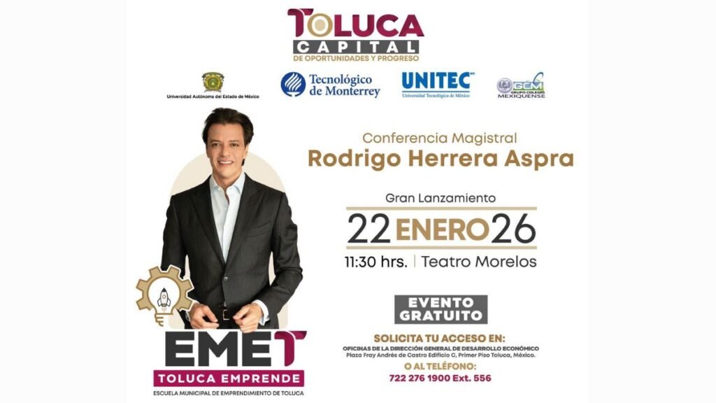 Rodrigo Herrera-Conferencia-Toluca-Emprendedores