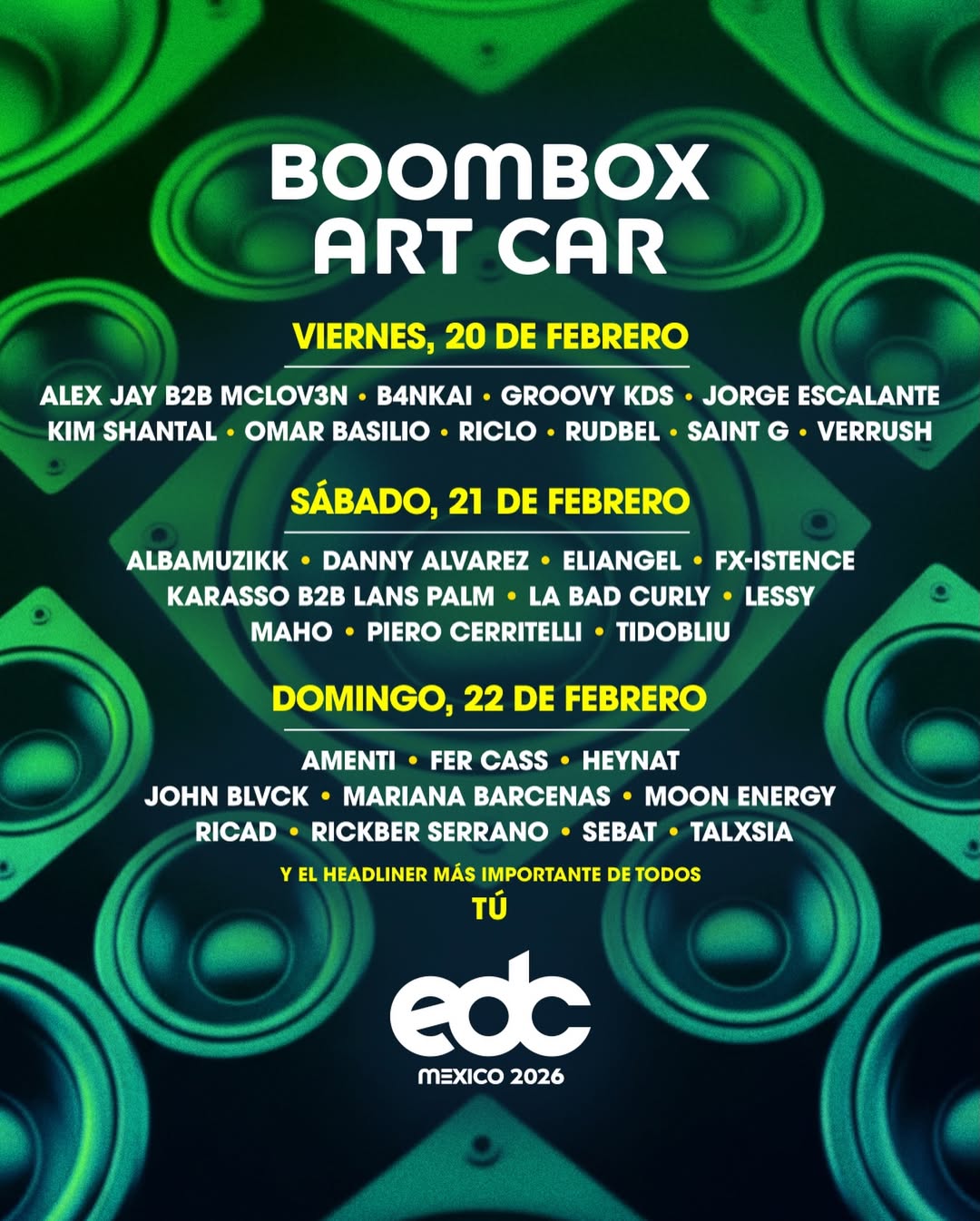 BOOMBOX ART CAR - EDC 2026
