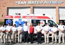 Entregan nueva ambulancia para mejorar los servicios médicos en San Mateo Atenco Nueva ambulancia-San Mateo Atenco