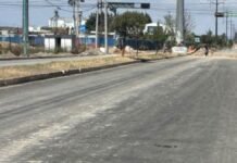 Trabajadores reportan tráfico y demoras por obras en zona industrial de Toluca Obras-zona industrial-Toluca
