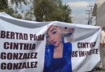 Protestan en zonas de Hospitales de Toluca; piden revisar caso de Cinthia González Bloqueo zona de hospitales-Caso Cinthia.