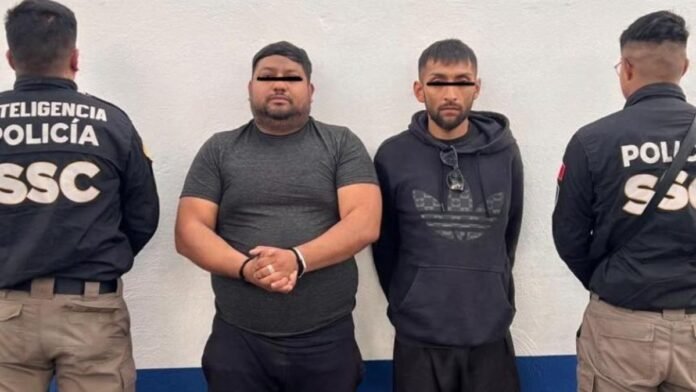 Detención presuntos agresores del caso Evelyn en Toluca. Imagen obtenida de: Reporte Valle de Toluca