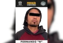 Fiscalía detiene a presunto responsable del feminicidio de Jarim en Toluca Detienen-Fernando “N”- feminicidio de Jarim.