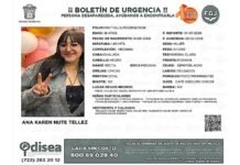 Desaparece joven de 19 años tras abordar un servicio de transporte en San Antonio la Isla Ficha de búsqueda-Ana Karen