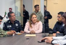 Mesa de la Paz coordina acciones para garantizar seguridad en San Mateo Atenco Ana Muñiz en Mesa de la Paz de San Mateo Atenco