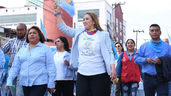 Ana Muñiz en la tercera Caminata por las Personas con Autismo